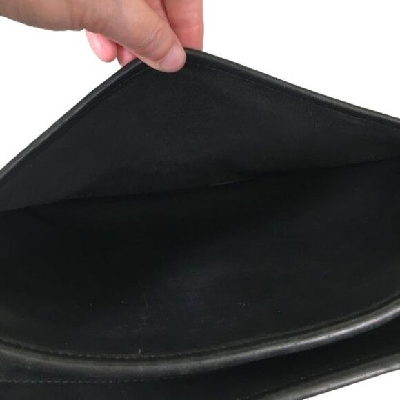 Vintage Coach Brighton Black Leather Crossbody Shoulder Bag Purse 9895 Made USA - Picture 15 of 16